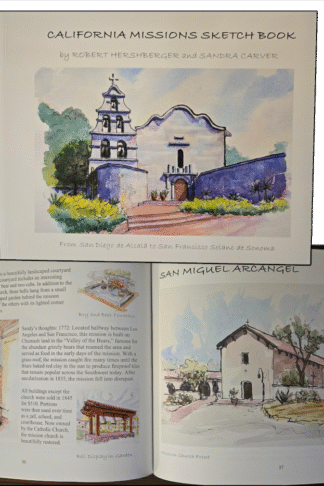 California Missions Sketch Book